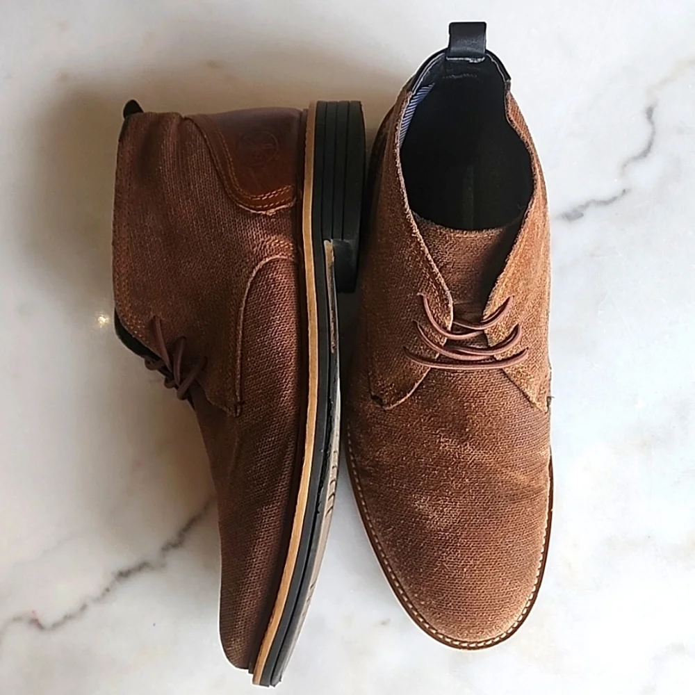 Bullboxer Kapyl Chukka Boots Brown Textured Men’s EU 41 US 8.5